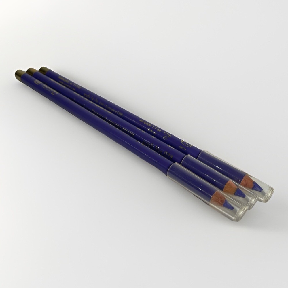 MOMTAZ New York Professional EYELINER Pencil ~ Lot of 3 Purple Blue 074 New